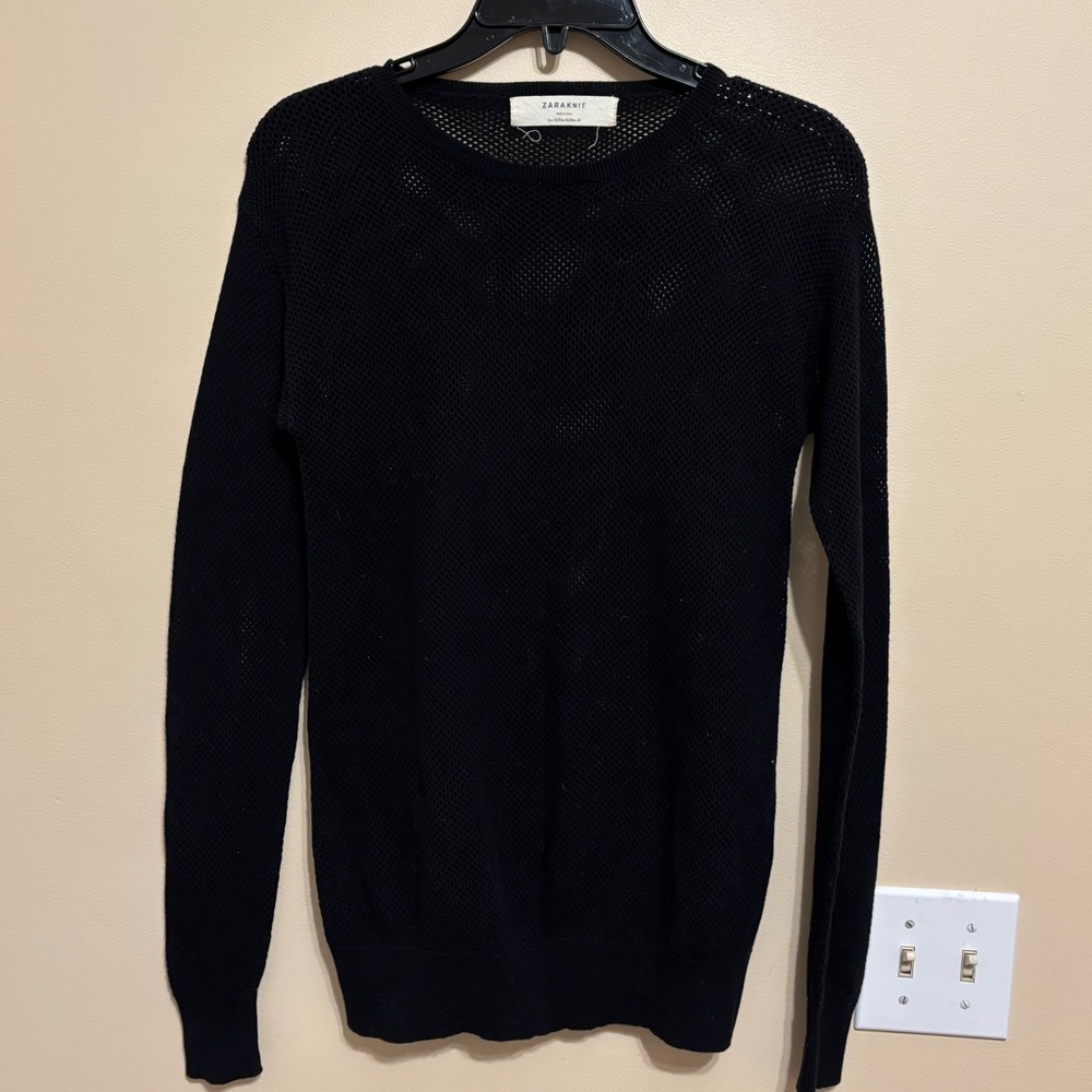 Zara Openwork Knit Sweater - Picture 1 of 6